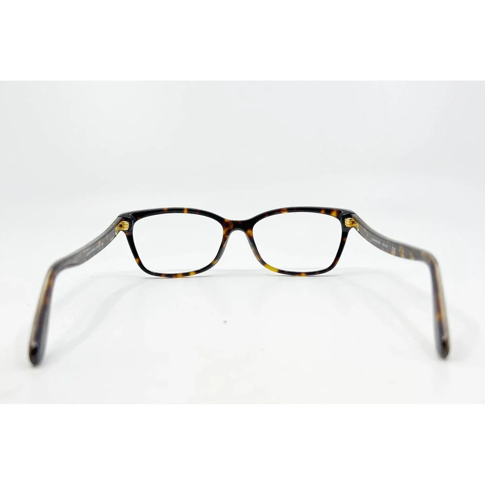 Coach Eyeglass Frames Womens Dark Tortoise HC 6181 5120 Chain Detail 54-17-140